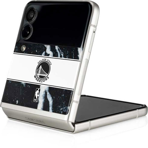 NBA Golden State Warriors Marble Galaxy Z Flip3 5G Skin