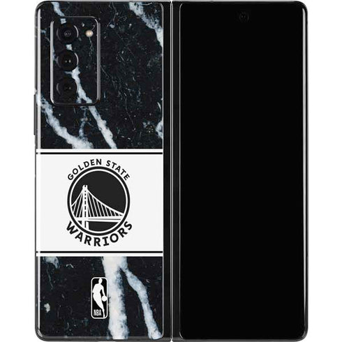 NBA Golden State Warriors Marble Galaxy Z Fold2 5G Skin