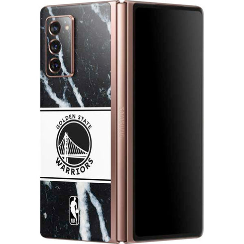 NBA Golden State Warriors Marble Galaxy Z Fold2 5G Skin