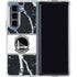 NBA Golden State Warriors Marble Galaxy Z Fold5 5G Clear Case