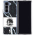 NBA Golden State Warriors Marble Galaxy Z Fold5 5G Clear Case