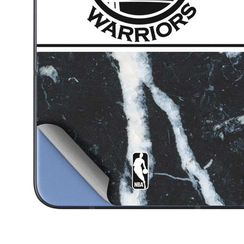 NBA Golden State Warriors Marble Galaxy Z Fold5 5G Skin