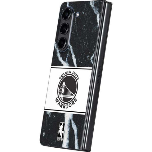 NBA Golden State Warriors Marble Galaxy Z Fold5 5G Skin