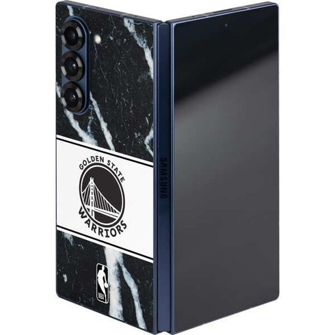 NBA Golden State Warriors Marble Galaxy Z Fold6 Skin