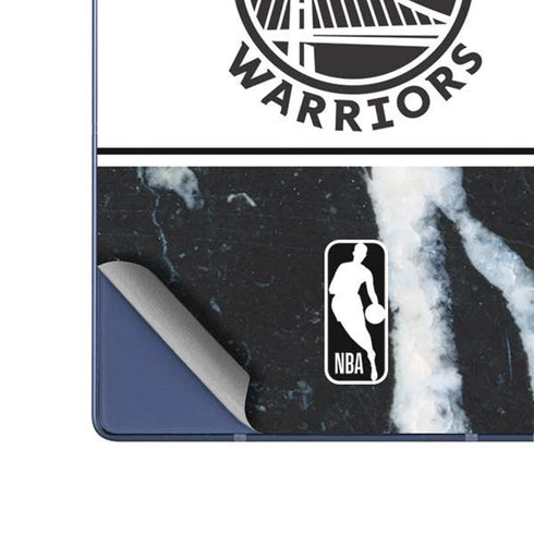 NBA Golden State Warriors Marble Galaxy Z Fold6 Skin