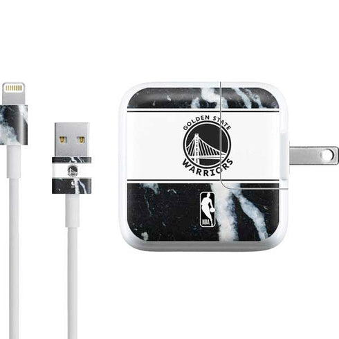 NBA Golden State Warriors Marble iPad Charger (10W USB) Skin