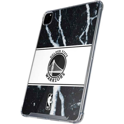 NBA Golden State Warriors Marble iPad Pro 12.9in (2020) Clear Case