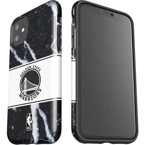 NBA Golden State Warriors Marble iPhone 11 Impact Case