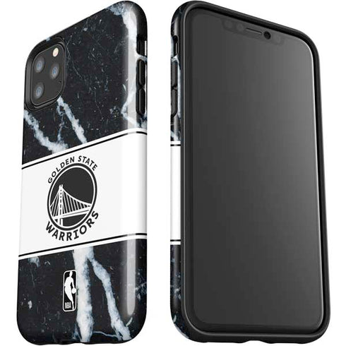 NBA Golden State Warriors Marble iPhone 11 Pro Max Impact Case