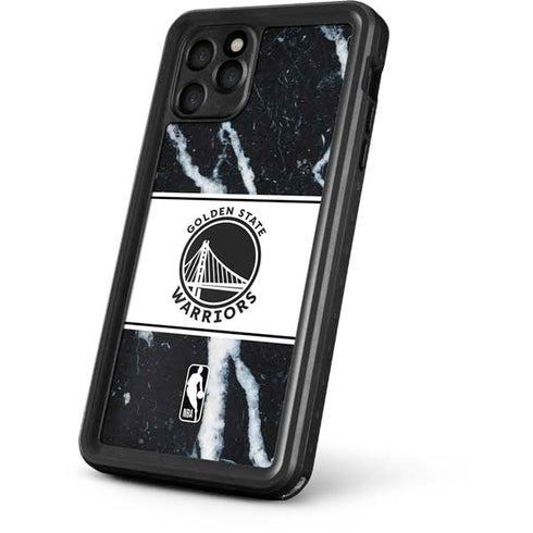 NBA Golden State Warriors Marble iPhone 11 Pro Waterproof Case