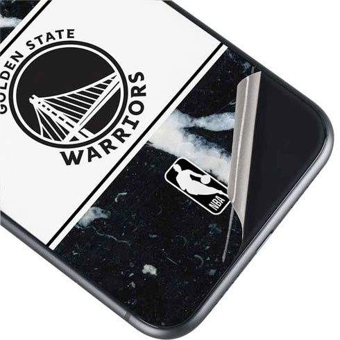 NBA Golden State Warriors Marble iPhone 11 Skin