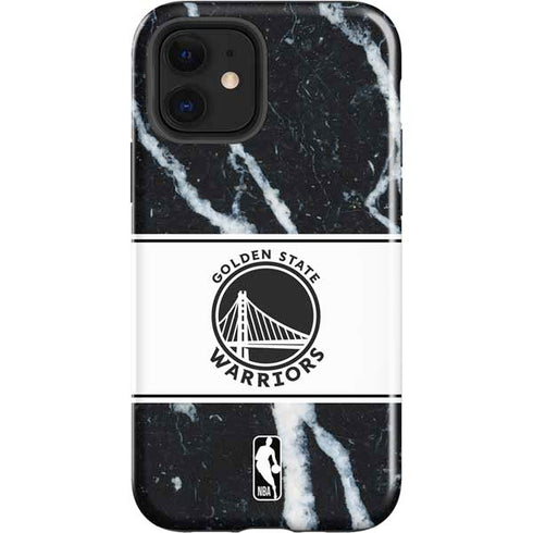 NBA Golden State Warriors Marble iPhone 12 Impact Case
