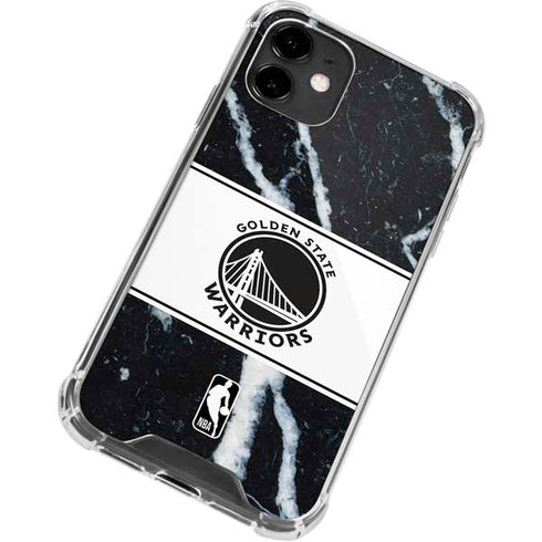 NBA Golden State Warriors Marble iPhone 12 Mini Clear Case
