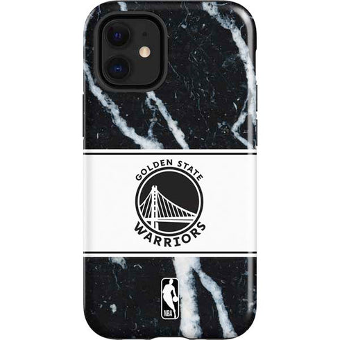 NBA Golden State Warriors Marble iPhone 12 Mini Impact Case