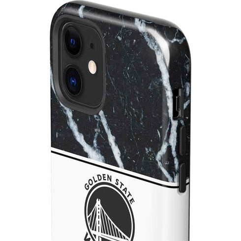 NBA Golden State Warriors Marble iPhone 12 Mini Impact Case