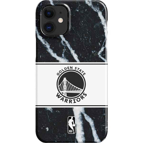NBA Golden State Warriors Marble iPhone 12 Mini Lite Case