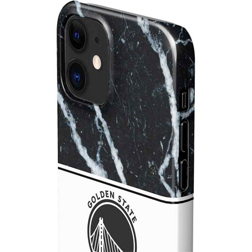 NBA Golden State Warriors Marble iPhone 12 Mini Lite Case