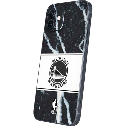 NBA Golden State Warriors Marble iPhone 12 Mini Skin