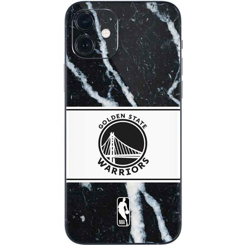 NBA Golden State Warriors Marble iPhone 12 Mini Skin