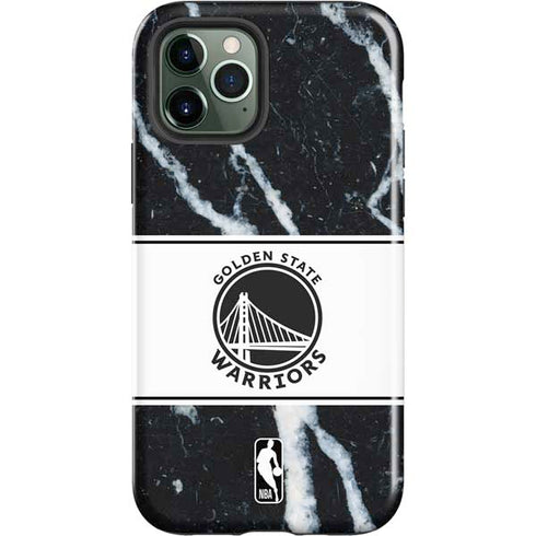 NBA Golden State Warriors Marble iPhone 12 Pro Impact Case