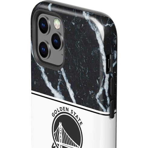 NBA Golden State Warriors Marble iPhone 12 Pro Max Impact Case
