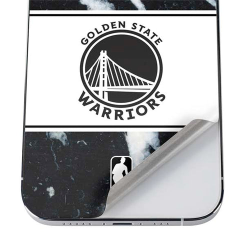 NBA Golden State Warriors Marble iPhone 12 Pro Skin