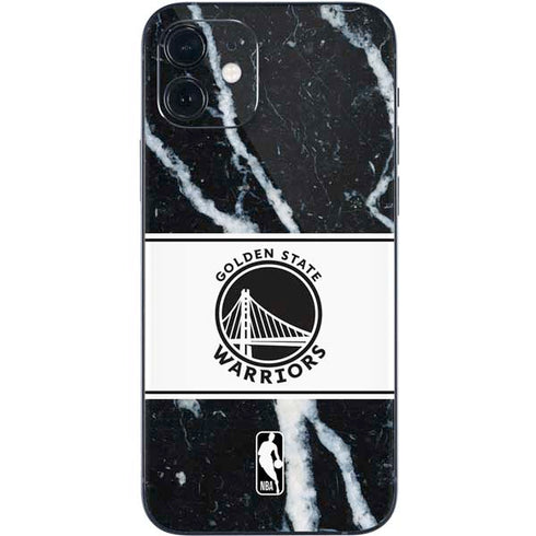 NBA Golden State Warriors Marble iPhone 12 Skin