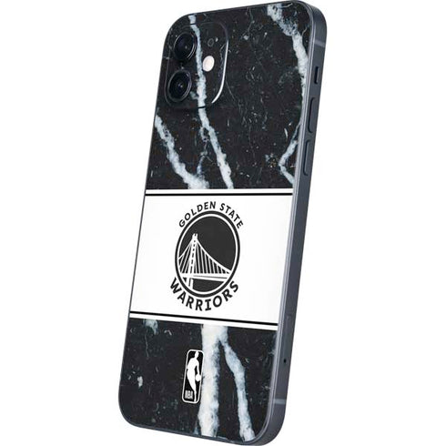 NBA Golden State Warriors Marble iPhone 12 Skin