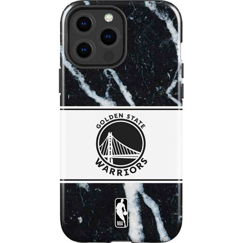 NBA Golden State Warriors Marble iPhone 13 Pro Max Impact Case