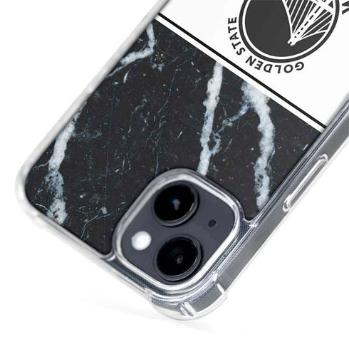 NBA Golden State Warriors Marble iPhone 14 Plus MagSafe Case