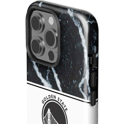 NBA Golden State Warriors Marble iPhone 14 Pro Impact Case