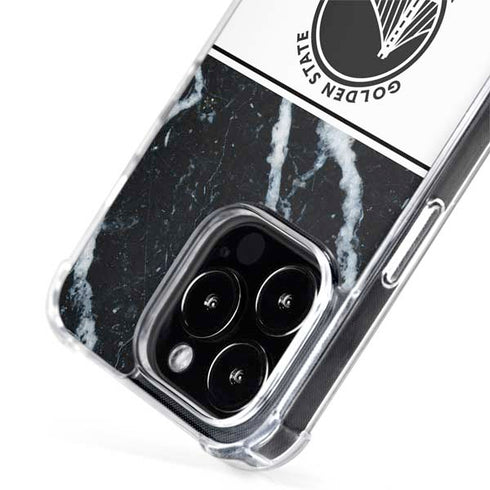 NBA Golden State Warriors Marble iPhone 14 Pro MagSafe Case