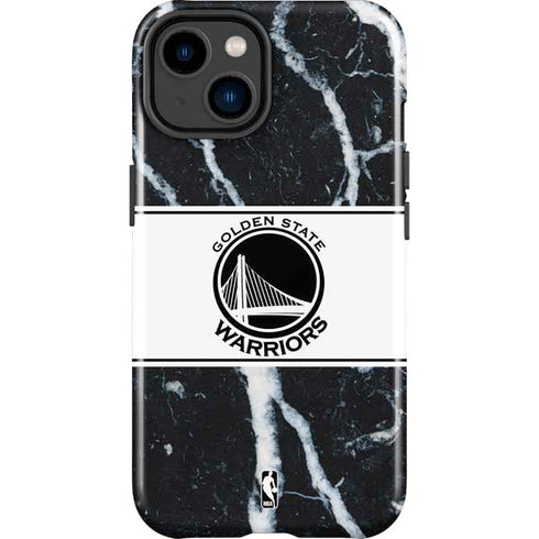 NBA Golden State Warriors Marble iPhone 15 Impact Case