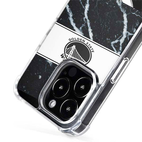 NBA Golden State Warriors Marble iPhone 15 Pro MagSafe Case