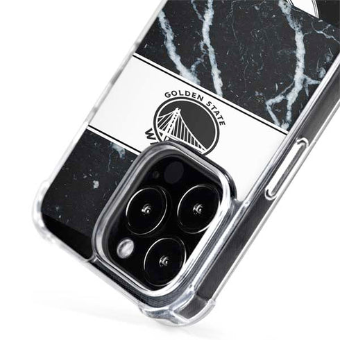 NBA Golden State Warriors Marble iPhone 15 Pro Max MagSafe Case