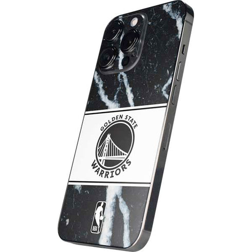 NBA Golden State Warriors Marble iPhone 15 Pro Max Skin