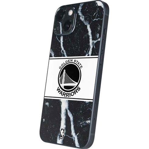 NBA Golden State Warriors Marble iPhone 15 Skin