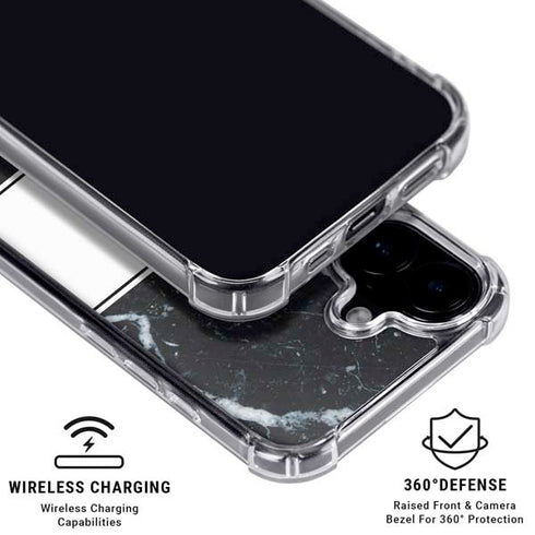 NBA Golden State Warriors Marble iPhone 16 MagSafe Case