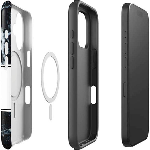 NBA Golden State Warriors Marble iPhone 16 Plus Magsafe Impact Case