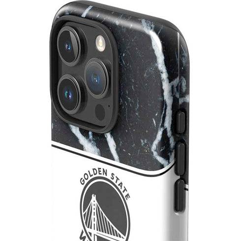 NBA Golden State Warriors Marble iPhone 16 Pro Impact Case