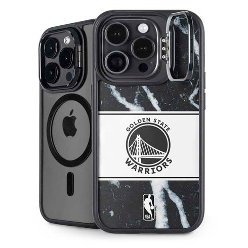 NBA Golden State Warriors Marble iPhone 16 Pro Kickstand Case