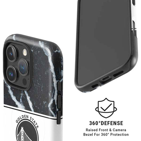 NBA Golden State Warriors Marble iPhone 16 Pro Magsafe Impact Case