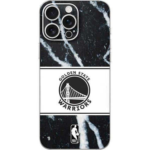 NBA Golden State Warriors Marble iPhone 16 Pro Max Skin