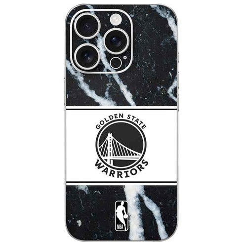 NBA Golden State Warriors Marble iPhone 16 Pro Skin