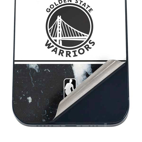 NBA Golden State Warriors Marble iPhone 16 Skin