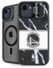 NBA Golden State Warriors Marble iPhone 16e Kickstand Case