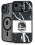 NBA Golden State Warriors Marble iPhone 16e Kickstand Case