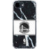 NBA Golden State Warriors Marble iPhone 16e Clear Case