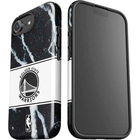 NBA Golden State Warriors Marble iPhone 16e Impact Case