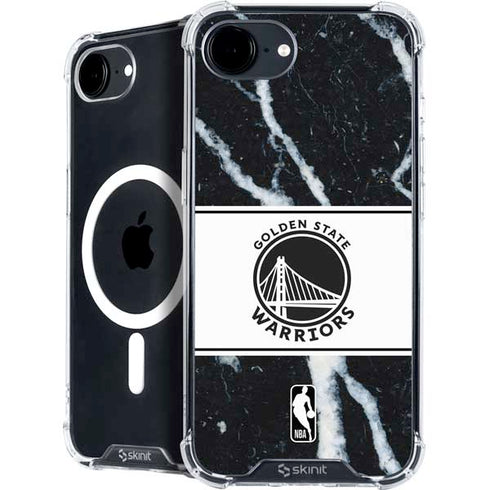 NBA Golden State Warriors Marble iPhone 16e MagSafe Case